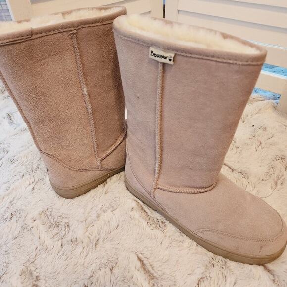 BEARPAW CLOUD li WOMENS SUEDE BROWN BOOTS 10 - Picture 10 of 10